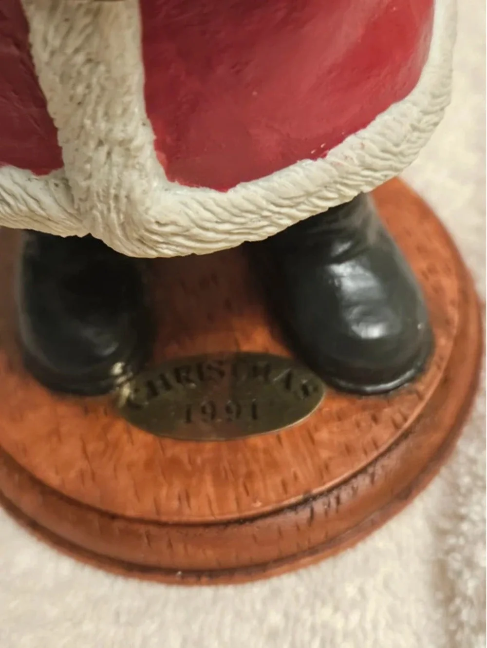Vintage Hallmark Christmas Eve 1991 Santa Figurine Willitts Designs 8